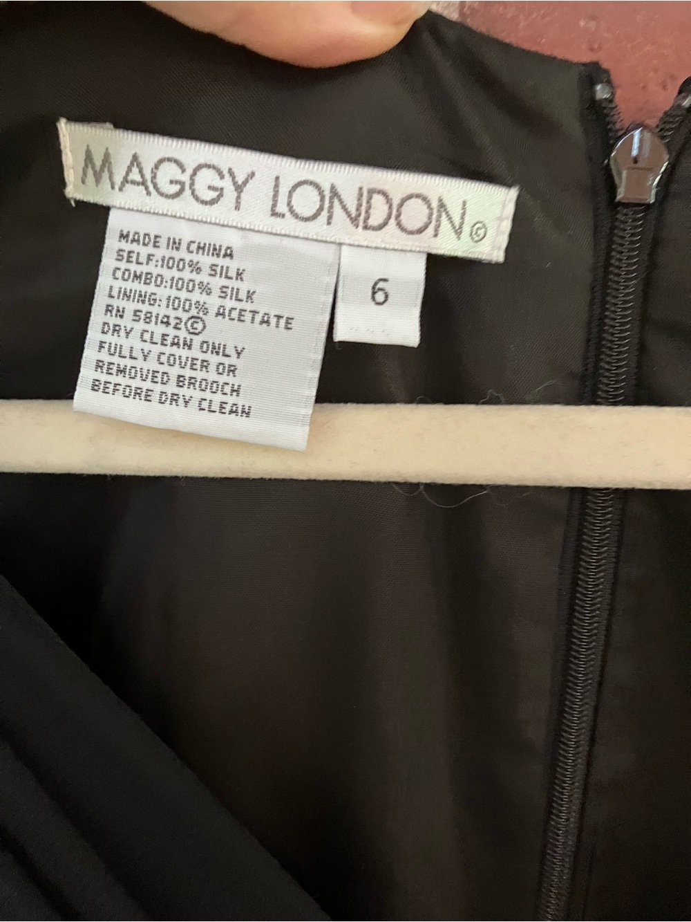 Maggy London Crepe Silk Dress - Picture 7 of 7
